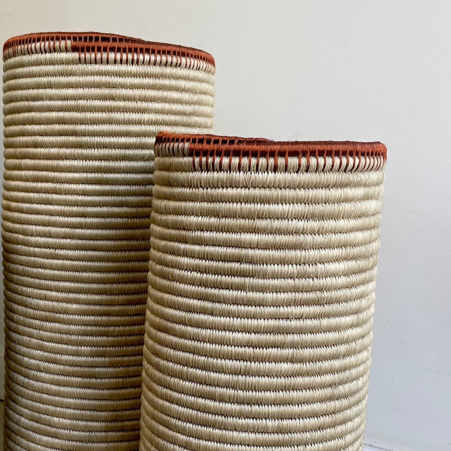 TRIBU WOVEN VASES NATURAL