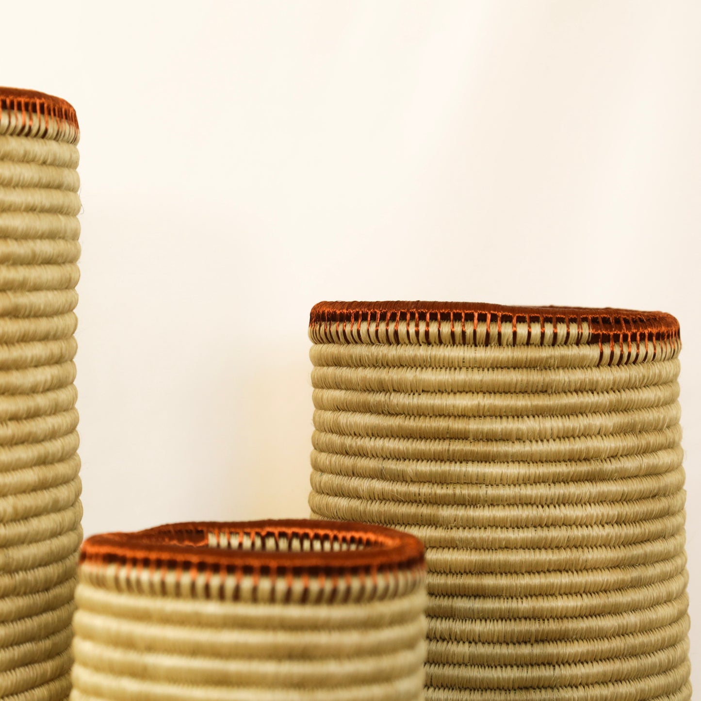 TRIBU WOVEN VASES NATURAL