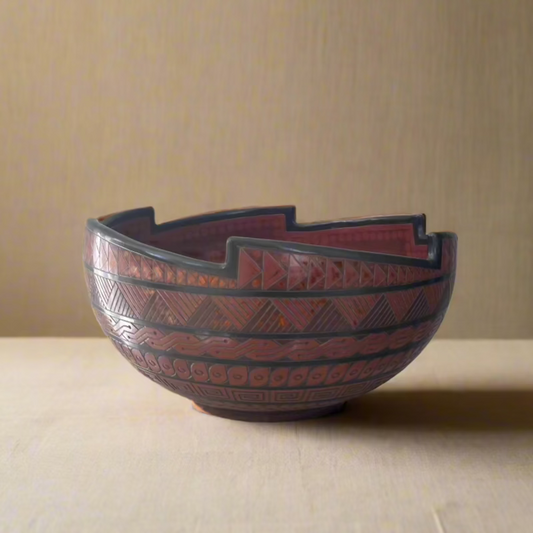 MEXICAN  DEPICTED BOWL